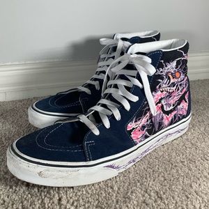 Vans Zap Glow in the Dark Skull Sk8-Hi Sneakers Shoes